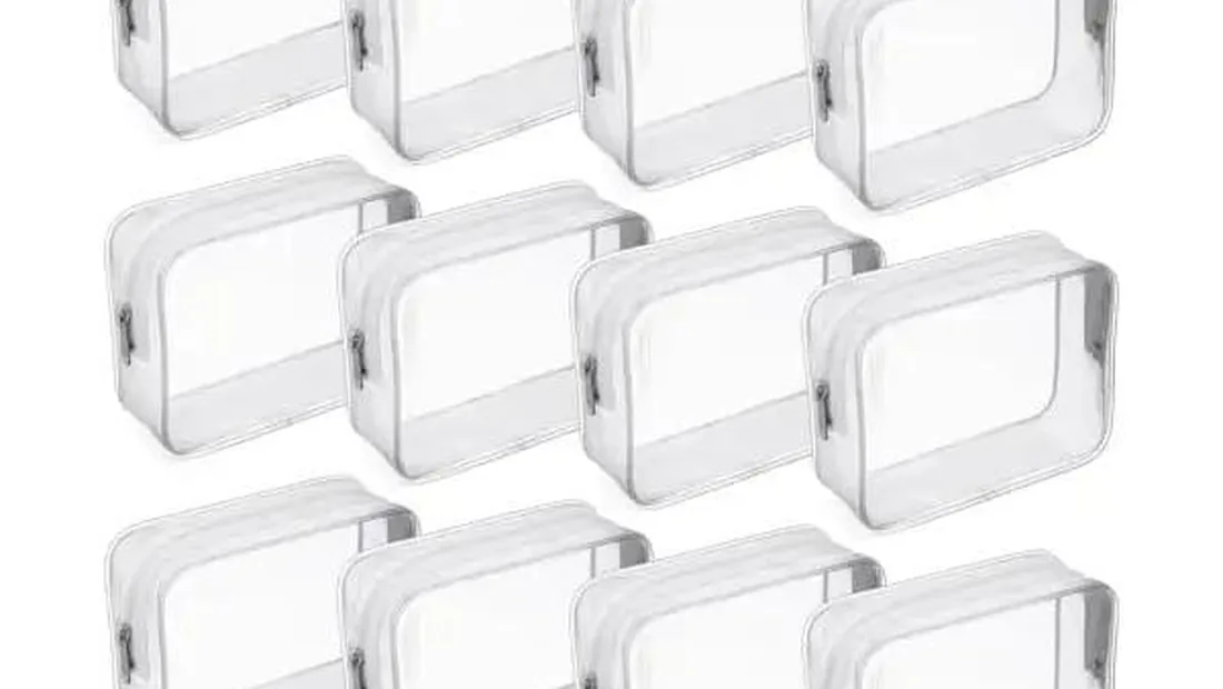 Clear Cosmetic Bags in Bulk: Materials and Spec