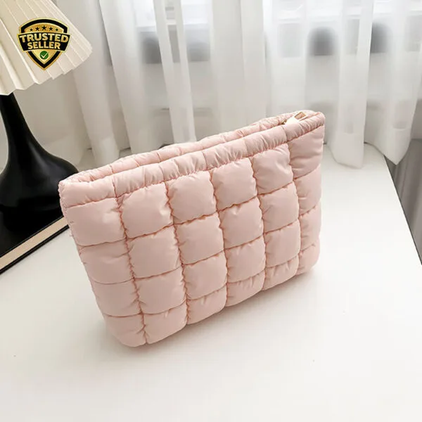 Quilted Nylon Makeup Bag MB-6097